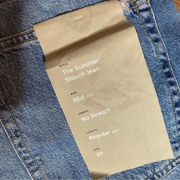 Everlane The Summer Slouch Jean - Picture 5 of 6